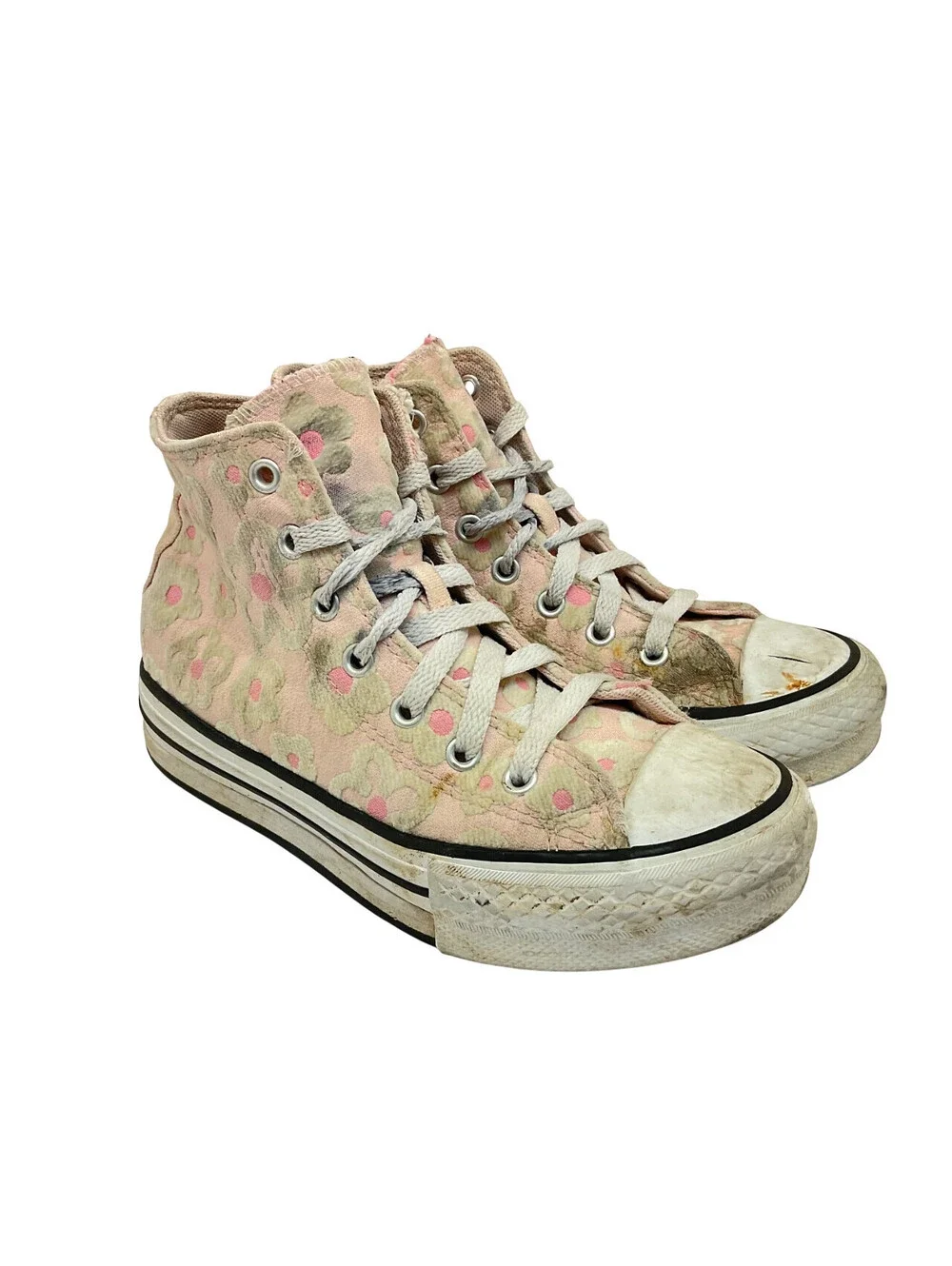 Converse Kid’s EVA Lift Hi Chuck Taylor All-Star Casual Sneakers Pink Size 3M